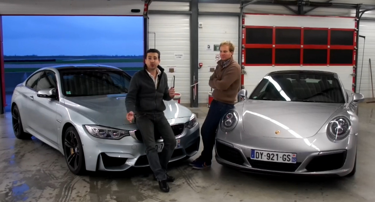 Turbo.fr | Essai comparatif vidéo : BMW M4 vs. Porsche 911 Carrera S | CircuitsLFG