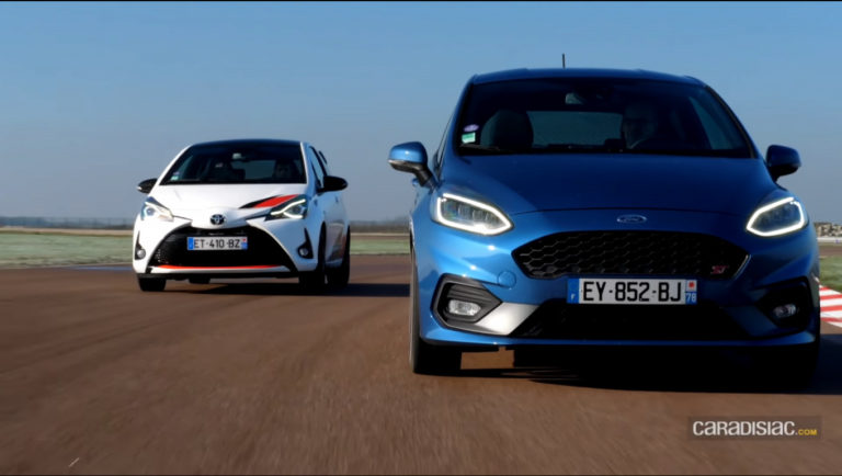 Caradisiac | Les essais de Soheil Ayari - Ford Fiesta ST VS Toyota Yaris GRMN