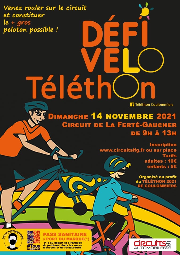 Défi vélo Téléthon 2021