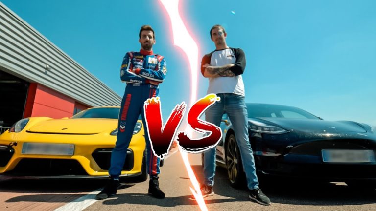 Duel Tesla / Porsche avec VodK et Romain Monti