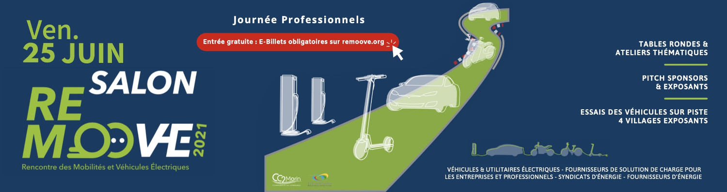 REMOOVE 2021 : LE PLUS GRAND SALON AUTOMOBILE 100% ÉLECTRIQUE