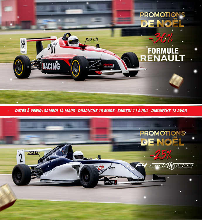 Stage pilotage monoplaces Formule 4 | Circuits LFG