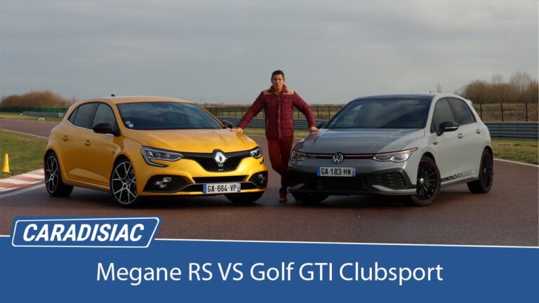 Essai de Soheil Ayari en janvier 2022 sur le circuit : Renault Mégane RS VS Volkswagen Golf GTi ClubSport