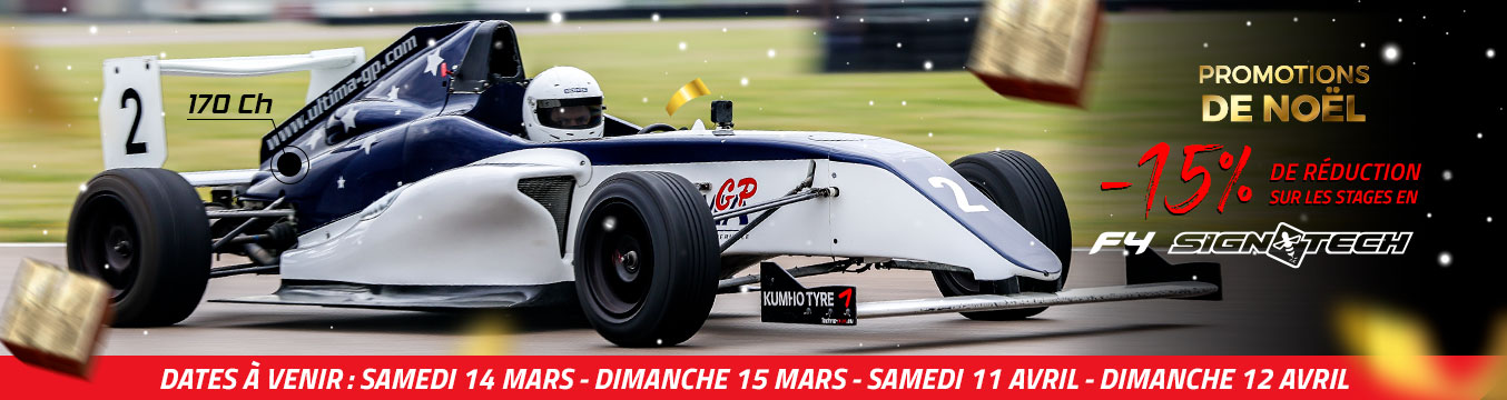 Stage pilotage monoplaces Formule 4 | Circuits LFG