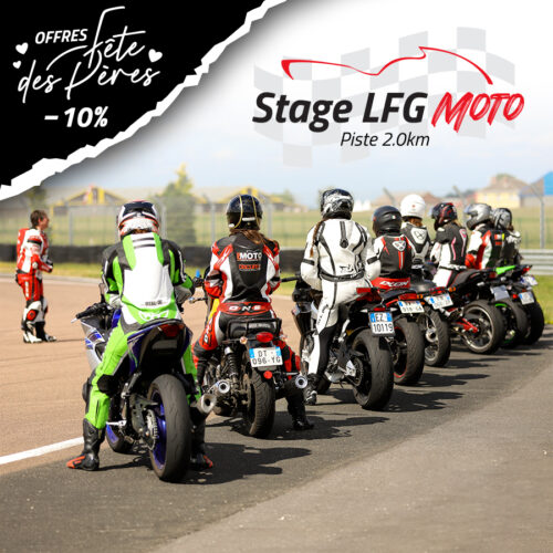 Stage de pilotage Moto 1 Jour - Piste 2km - 3h mini. de roulage