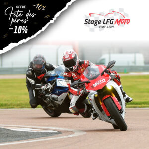 Stage de pilotage Moto 1 Jour - Piste 3.6km - 3h mini. de roulage
