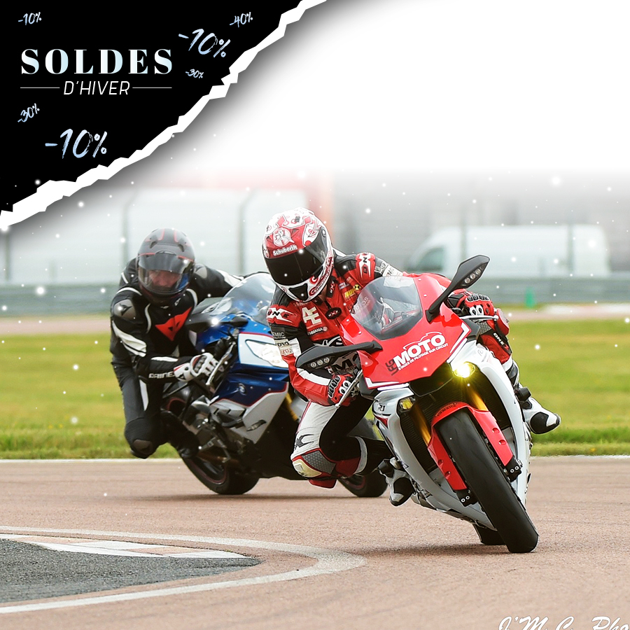 Stage de pilotage Moto 1 Jour - Piste 3.6km - 3h mini. de roulage