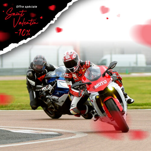Stage de pilotage Moto 1 Jour - Piste 3.6km - 3h mini. de roulage