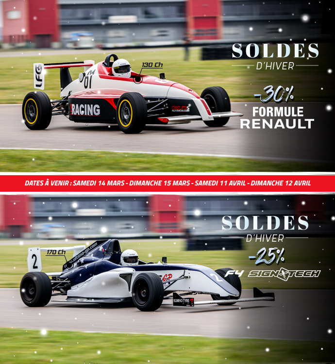 Stage pilotage monoplaces Formule 4 | Circuits LFG