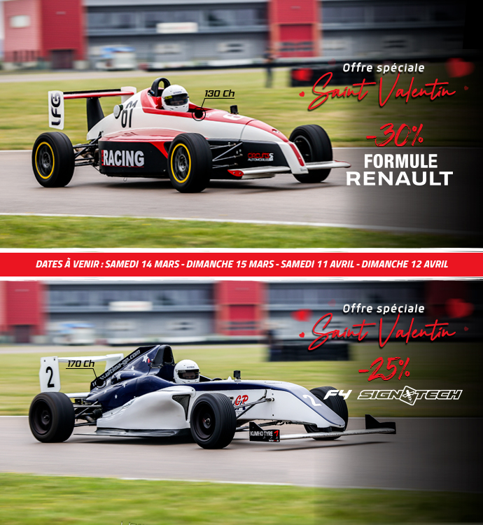 Stage pilotage monoplaces Formule 4 | Circuits LFG