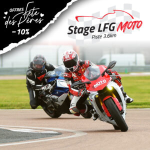 Stage de pilotage Moto 1 Jour - Piste 3.6km - 3h mini. de roulage