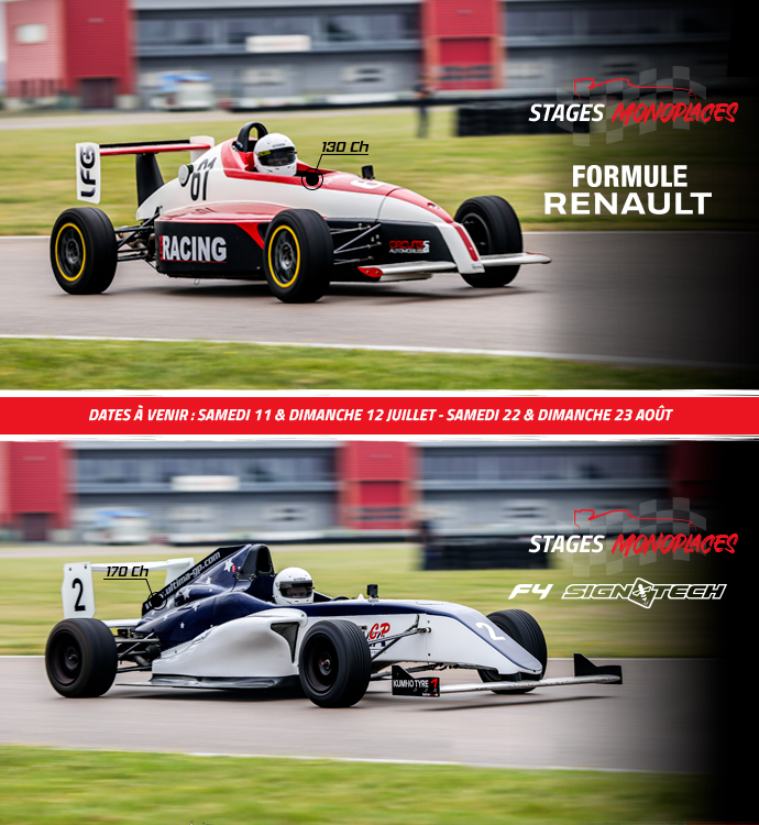 Stage pilotage monoplaces Formule 4 | Circuits LFG