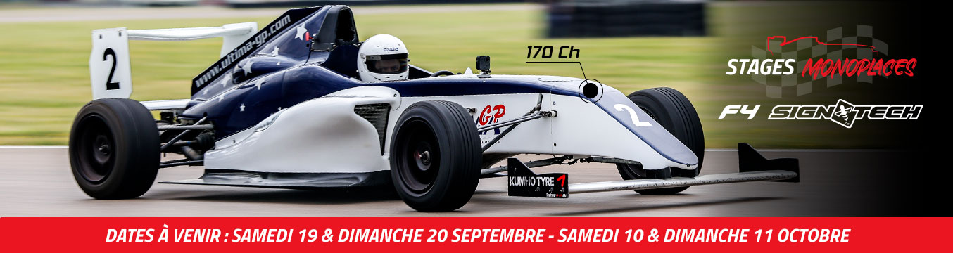 Stage pilotage monoplaces Formule 4 | Circuits LFG