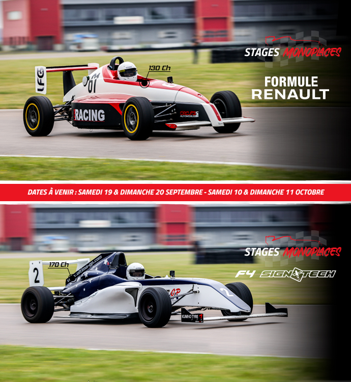 Stage pilotage monoplaces Formule 4 | Circuits LFG